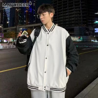 MAYCHEER   เสื้อโค้ทสำหรับทั้งหญิงและชาย-ชุดยูนิฟอร์มเบสบอล-เสื้อแจ็คเก็ตน้ำหนักเบา