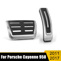 สแตนเลสสตีลรถ Accelerator การใช้เบรคเหยียบ Pad สำหรับ Porsche 958 92A 2011 2012 2013 2014 2015 2016 2017