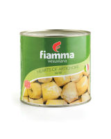 Fiamma Hearts of Artichoke 5/7 400g ไฟมมา แกนกลางดอกอาร์ติโชคในน้ำปรุงรส ขนาด 400 กรัม (3108)