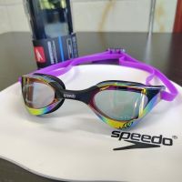 Speedo Speedo แว่นตาว่ายน้ำชุดแก้วว่ายน้ำเฟรมขนาดใหญ่ผู้ชายและผู้หญิงความเร็วสูงใช้ไฟฟ้าป้องกันการเกิดฝ้า
