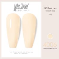 Arte Clavo 8ml Gel Nail Semi-permanent Polish For Nail Art UV LED Gel Varnish Hybrid Nails New 180Colors Series Top Base Coat