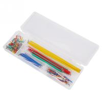 【original】 140Pcs Breadboard Wire U Shape Solderless Breadboard Cable Wire Kit Box For DIY Shield