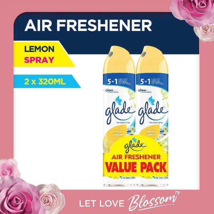 Glade Air Freshener Lemon Twin (320ml x 2) aromatherapy Lazada PH