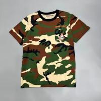 Chrome Heart High Quality 2023 Letter Print Camouflage Lip Embroidery Mens and Womens Round Neck Loose Short Sleeve T-Shirt