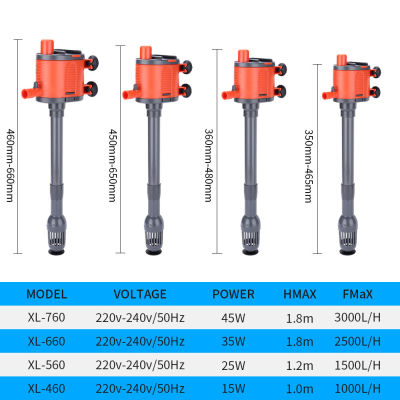 220-240V Aquarium turtle 3 in 1 submersible pump aeration filter Fish tank aquarium filter air water pump water circulation