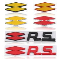 【car parts】โลโก้ RS สติกเกอร์รถสำหรับ Renault GT Sport Clio Scenic Megane Koleos Arkana Espace Safrane Vel Satis Laguna Logan Sandero จัดแต่งทรงผม