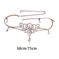 Fashion Women Waist Chain Belly Dancing Belt Jewelry Dancewear Outfit Costume Rhinestone for Bellydance Performance