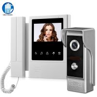 【LZ】LMLLK SHOP 4.3 inch Home Intercom Video Door Phone Video Intercom Doorbell Doorphone Waterproof 700TVL Camera Two-way Audio IR Night Vision