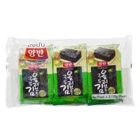 ยังบัน สาหร่ายเกาหลีอบกรอบปรุงรสด้วยน้ำมันมะกอก ขายดีอันดับ 1 (1 แพคมี 3 ซอง ซองละ 10 แผ่น)