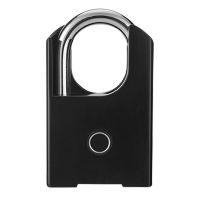 Fingerprint Padlock Waterproof Sensitive Rustproof Zinc Alloy Smart Electronic Padlock For Gym Dormitory School Office