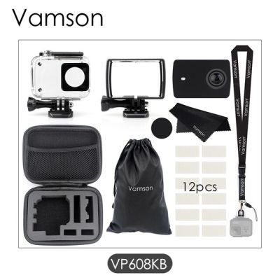 Vamson เคสเคสกันน้ำป้องกันกล้องซองกันน้ำสำหรับ Yi 4K/Yi 4K /Yi Lite 40M เคสดำน้ำสำหรับ Xiaomi สำหรับ Yi 2 4K กล้องกีฬา2 Vp608k