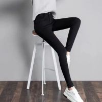 กางเกงสกินนี่ผู้หญิง Womens skinny pants  เนื้อผ้าดียืดได้  เอวมีซิปกระดุมหน้า  มีกระเป๋า2ข้าง  ใส่สวยราคาเบาๆ   (07) พร้อมโปรโมชั่นราคาพิเศษ