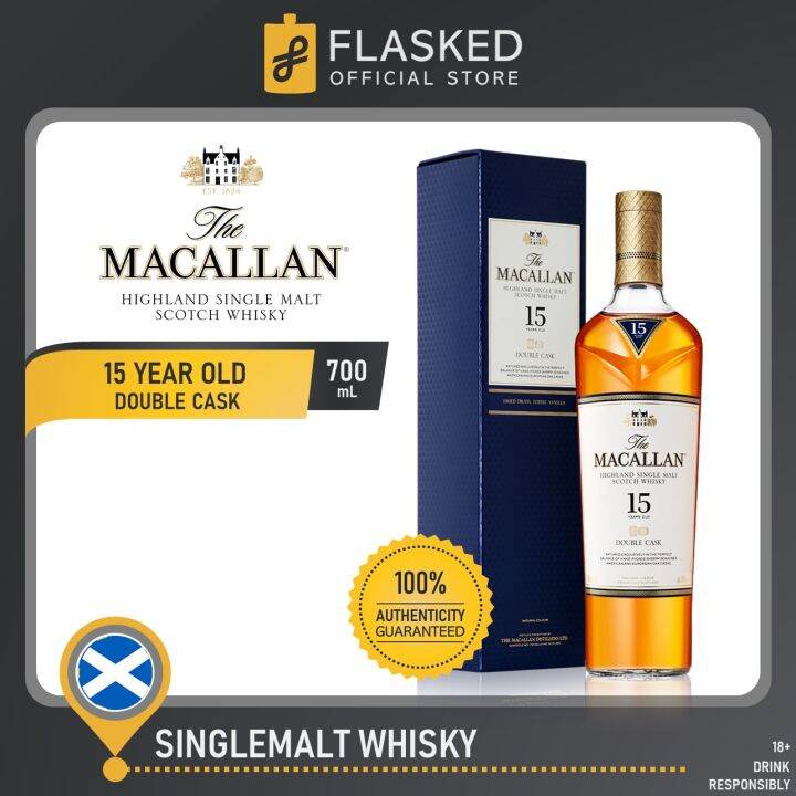 Macallan 15 Double Cask Highland Single Malt Scotch Whisky 700mL Lazada PH