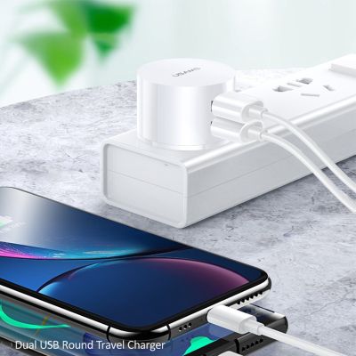 Dual USB Charger EU Plug Quick Charge Wall Charger Mobile Phone Charging Mini Adapter Travel Charger For Samsung iPad iPhone New