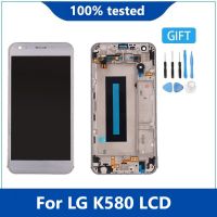 ต้นฉบับสำหรับ5.2 "; LG X CAM K580 K580DS K580I K580Y จอแสดงผล LCD Touch Screen Digitizer สมัชชาสำหรับ LG K580 LCD ที่มีกรอบ