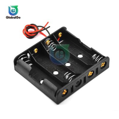 DIY Plastic 18650 Battery Box Storage Case 1 2 3 4 5 AA 18650 Power Bank Cases Battery Holder Container With Wire Lead