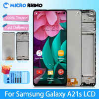 Original 6.5 "LCD สำหรับ Samsung Galaxy A21S A217 A217F A217M A217N Touch Display Screen Digitizer Assembly เปลี่ยนของขวัญ