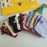 50pcs Small Natural Gift Bags jewelry packing bags Jute Linen Drawstring Pouch Gift Bag Handmade Wedding Party Jewelry Gift Bags