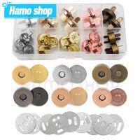 ▬ↂ 20sets/lot 14mm 18mm Wallet Button Magnet Buckle Buttons Metal Snap Thickening Magnetic Automatic Adsorption Buckle Installation