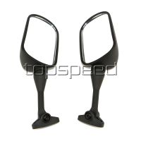 Motorcycle Rearview Mirrors For Honda CBR600F4i CBR600 F4i 2001-2005 2002 2003 2004 Black Mirrors