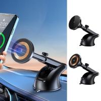 Cell Phone Holder Car Suction Cup Mount Magnetic Car Mount Dashboard Magnetic Holder 15W Dashboard Mounted Car Phone Holder Fast Charging Car Phone Mount Holder 360 Degree Adjustable nearby