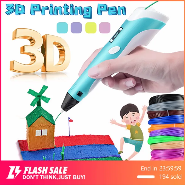 3D Pen Filament Printer Plastic Material Drawing Modeling Low Art Tool ABS PLA