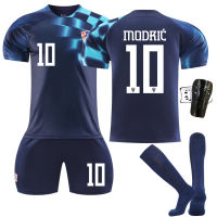 NO.10 Luka Modrićs ชายฟุตบอล Jerseys แขนสั้นเด็กเสื้อยืดกางเกงขาสั้น2223โครเอเชียกล่องใส่แหวนฟุตบอลทีมฟุตบอลโลก Match เสื้อซ้อมกีฬาชุด0000