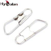 HYBOLAN 50pcs Fishing Lure Connector Clip Snap Pin Lock Stainless Steel Interlock Safety Tackle Accessories Pesca Size 00# To 3# Accessories