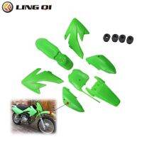 LINGQI RACING CRF70 Plastic Fairing Body Kit Parts XR70 Plastics Fenders Kit CRF 70 Kit Set For HONDA Pit Dirt Bike Accessories