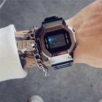 Hot Seller watch mens junior high school students Korean fashion black technology waterproof sports multi-functional electronic