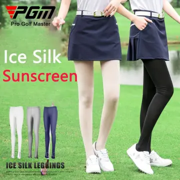 Sun Protection Golf Pants Cool Ice Silk Stocking Sport Leggings