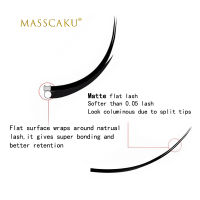 10caselot Wholesale cd curl ellipse flat lash extension matte black eyelash individual soft 8-18mm &amp; mix makeup eyelash cilio