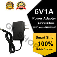 อะแดปเตอร์ Adapter 6V 1A (DC 5.5*2.5MM) สำหรับ IP CAMERA,HUB USB,HDMI SWITCH