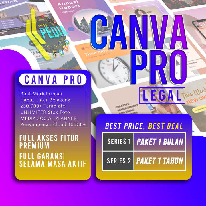 [LEGAL] CANVA PRO PREMIUM RESMI BERGARANSI FULL Lazada Indonesia