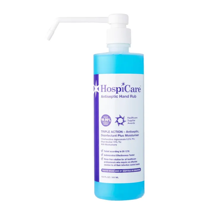 Hospicare HospiCare Antiseptic Hand Rub 500ML By Medic Drugstore