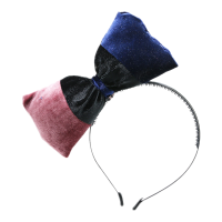 2022 NEW winter STYLE fashion velvet large bows headband assorted colors girls fashion hairband