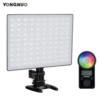 YONGNUO YN300 Air II LEDแฟลชวิดีโอแผงRGB 3200K-5600Kการถ่ายภาพหลอดไฟ10แสงCRI 95 + รีโมทคอนโทรลสำหรับสตูดิโองานแต่งงานกลางแจ้งการถ่ายภาพบุคคล