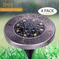 14 PCs Solar Garden Lights 121620 LED Solar Ground Light Waterproof Lamp Underground Sensing Landscape Lamp for Lawn Pathway