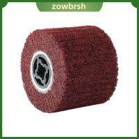 ZOWBRSH 120x100mm ล้อขัดเงา 60เม็ด ล้อบด ไม้ถูพื้นมีฝา บดไฟเบอร์ เครื่องมือโรตารี่