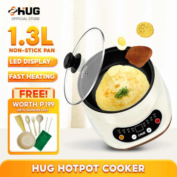 Hug multifunctional non-stick electric hot pot cooker rice cooker ...