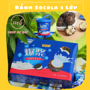 Bánh Socola Oreo Nhân Tan Chảy 200g - Kẹo Socola bọc 3 lớp - Shop Mẹ Bắp