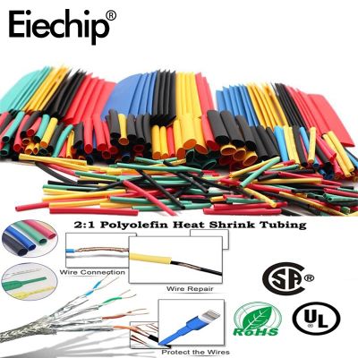 【CC】❦✼  60-560pcs Heat-shrink Tubing Thermoresistant Tube Shrink Wrapping Insulation shrink for Electrical Wire set