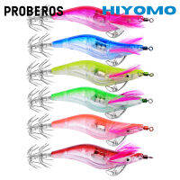 PROBEROS 6PCS LED อิเล็กทรอนิกส์ Light Night กุ้งเหยื่อตกปลาชุด12.5G 105Mm Luminous Hard เหยื่อ Squid Jig ชุดตกปลา DW1201