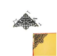 ✖❀✖ Corner Brackets 56mm fillet lace Christmas tree right angle wine box corner angle iron angle notebook