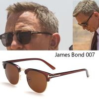 Thaya หรูหรา James Bond คลาสสิกแฟชั่นแบรนด์ผู้ชายผู้หญิง Tom แว่นตากันแดดหญิงครึ่งกรอบ UV400ชาย T แว่นตากันแดด Oculos Gafas De Sol