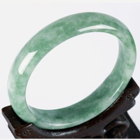 Genuine Natural Green Jade Bangle Bracelet Chinese Hand-Carved Fashion Charm Jewelry Accessories Amulet Men Women Lucky Gifts