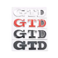 NEW 1pcs Car 3D Metal GTD Decals Head Grill Emblem Rear Badge For VW VOLKSWAGEN Golf 2 4 5 6 7 8 R MK4 MK5 MK6 MK7 Styling Sticker