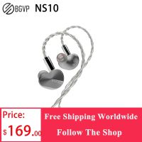 BGVP NS10 8BA+2DD earphones Hybrid Drive Unit In Ear Wired Earbud HIFI Earphone With 3-in-1 Replaceable Plug MMCX Cable Accessories Accessories