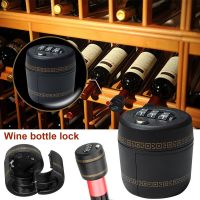 Wine Bottle Combination Locks Liquor With Whiskey Bottle Top Stopper And Vacuum Wine Bottle Cap With Password Lock Plug Device