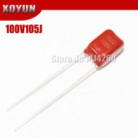 10PCS 100V105J 1UF CBB Pitch 5mm 100V 105J 105 CBB Polypropylene Film Capacitor